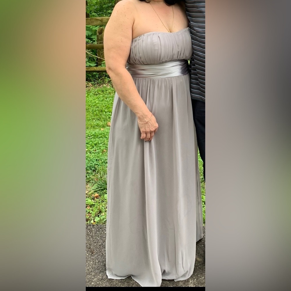 Gray Formal Dress Size 14